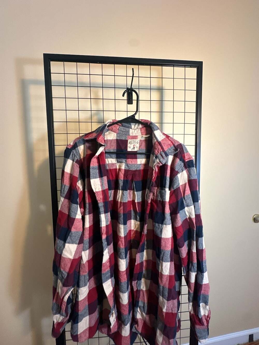 RedHead Brand Co. Long Sleeve Plaid Flannel Button-Down Shirt
